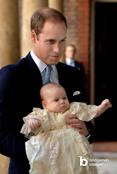 Baptism of Prince George of England, Prince William, Duke of Cambridge, at St James's Church in London, October 23, 2013