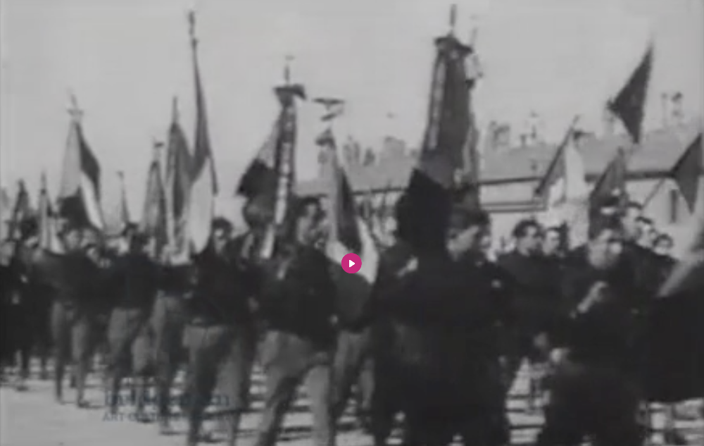 Documentario: L'ascesa e la caduta di Benito Mussolini, 1949 / Boyout Footage /  Bridgeman Images